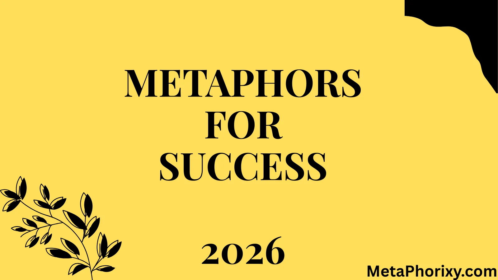 Metaphors for Success