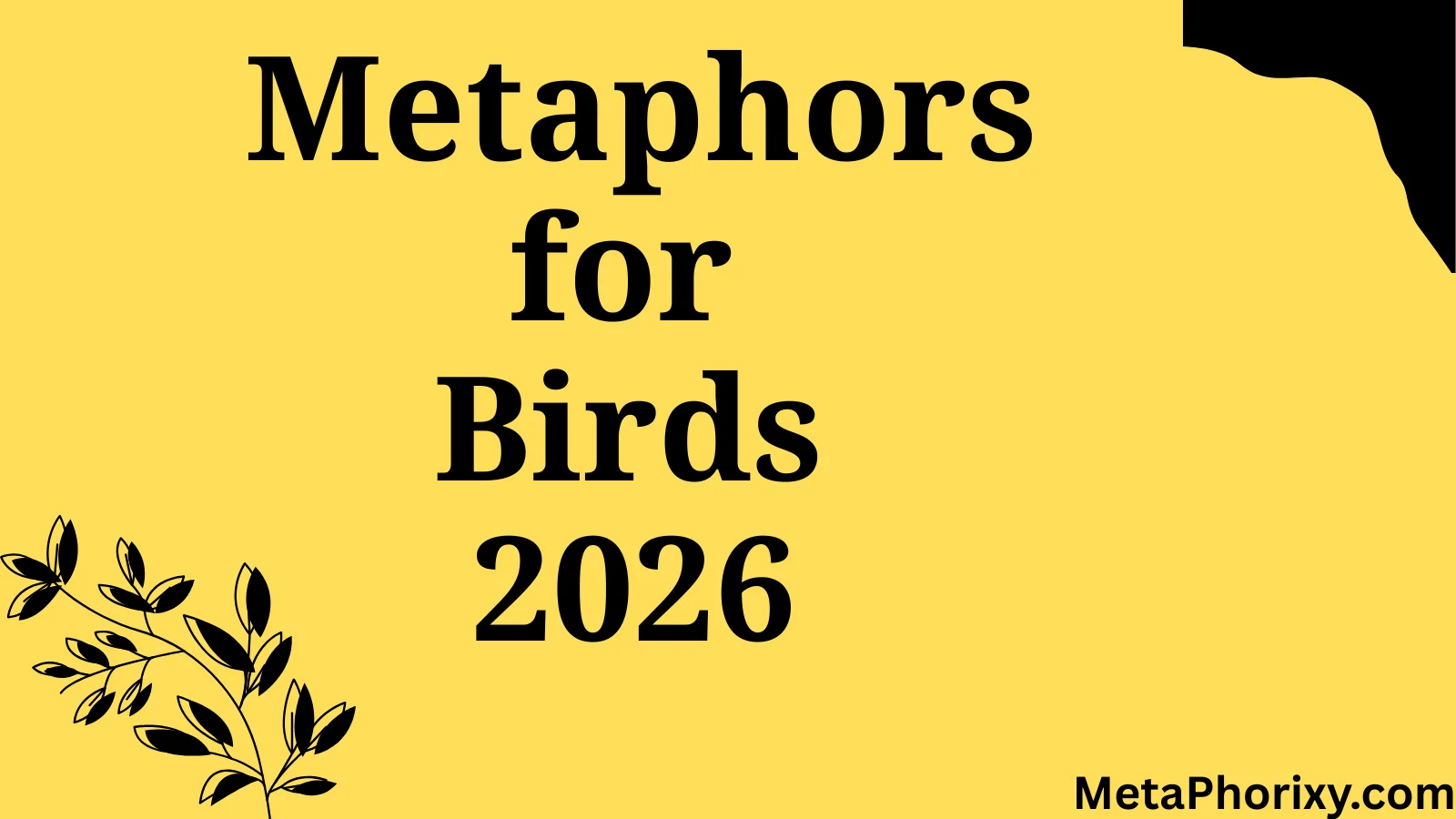 Metaphors for Birds