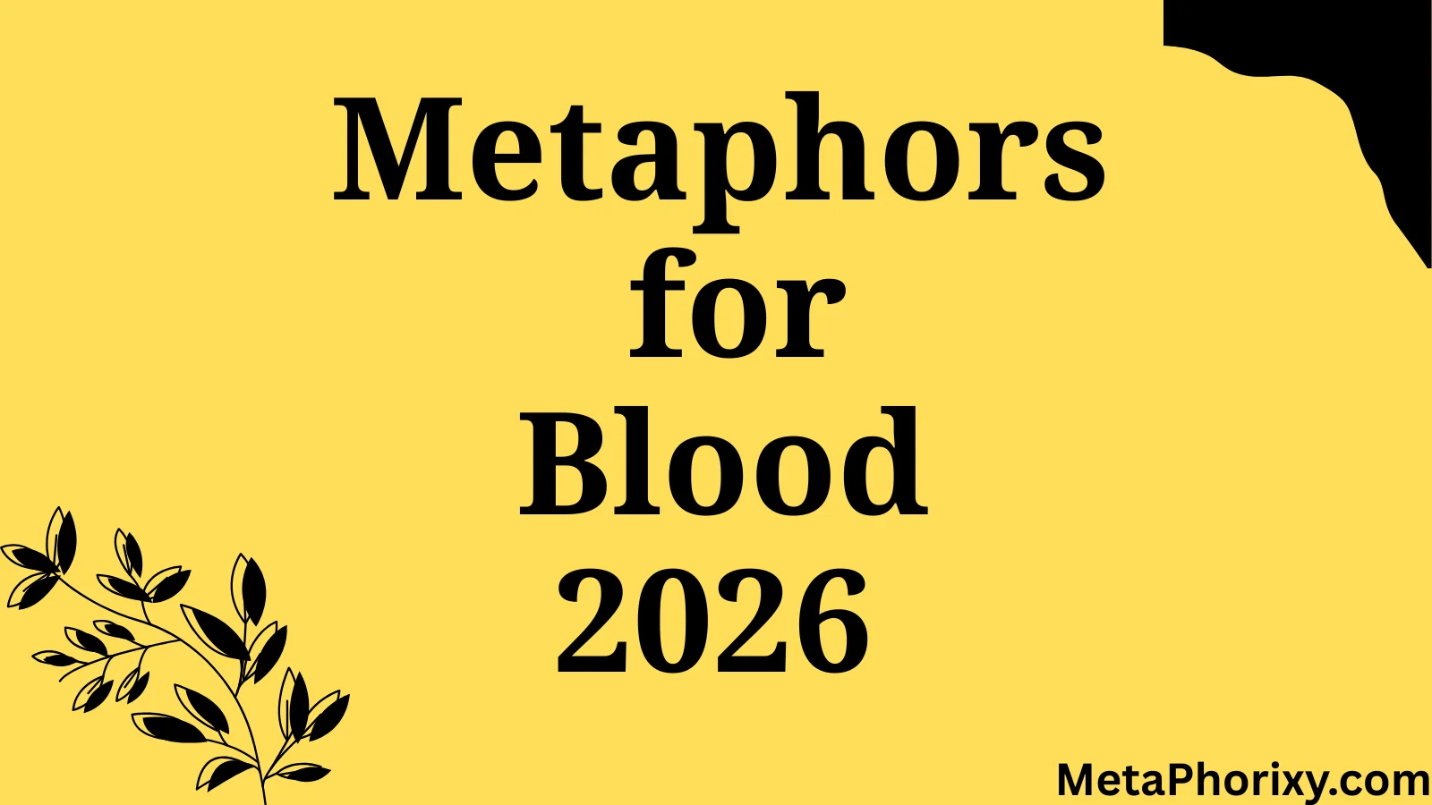 Metaphors for Blood