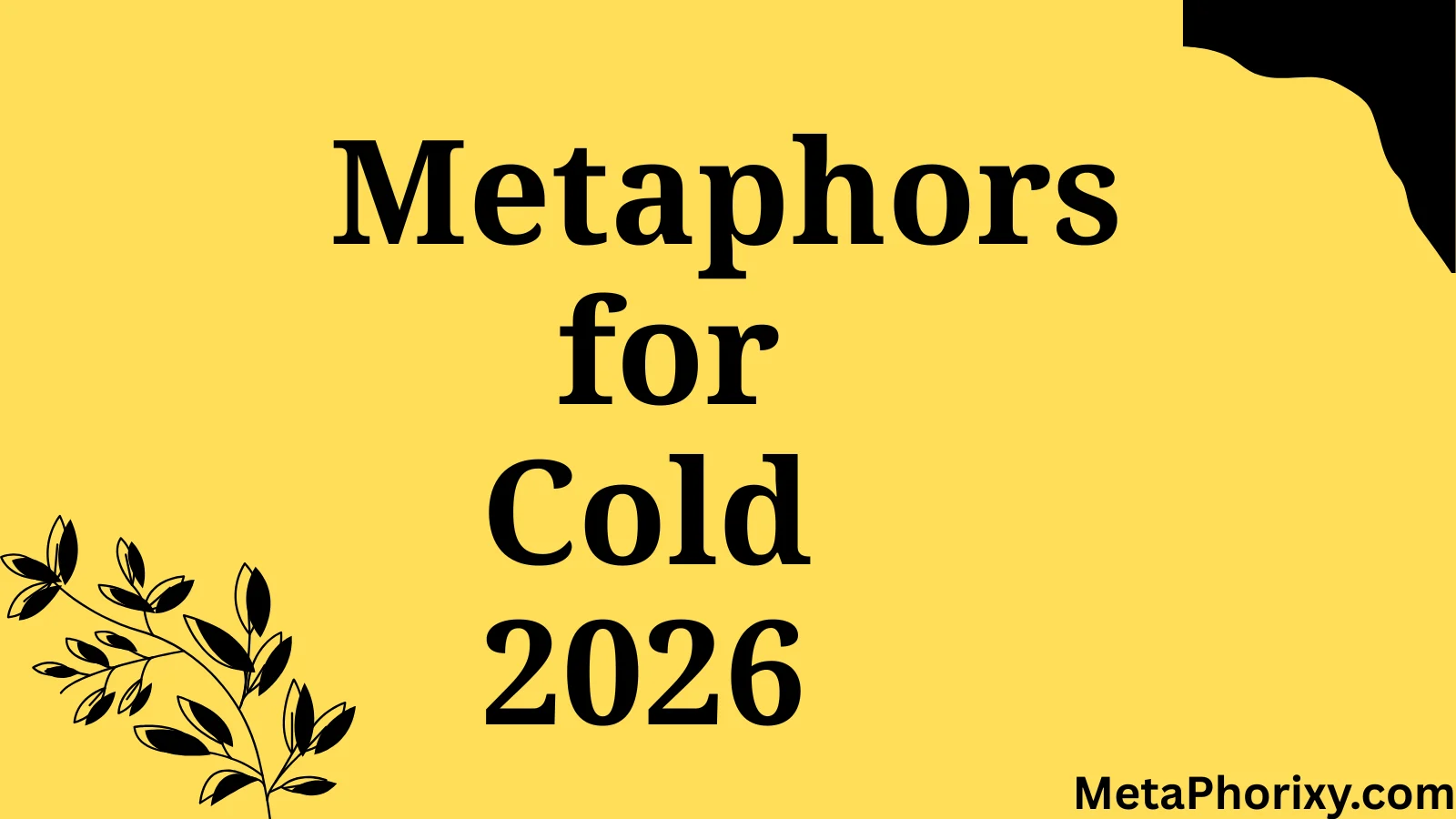 Metaphors for Cold
