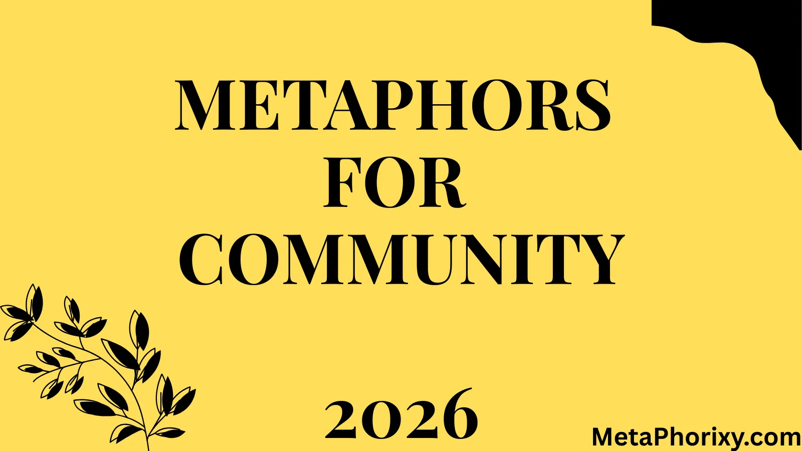 Metaphors for Community