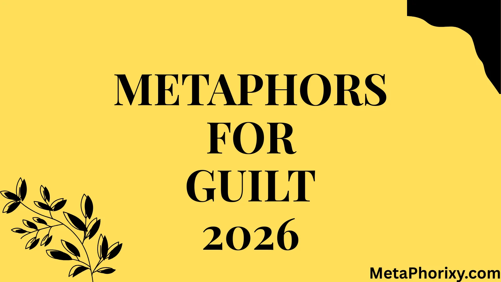 Metaphors for Guilt