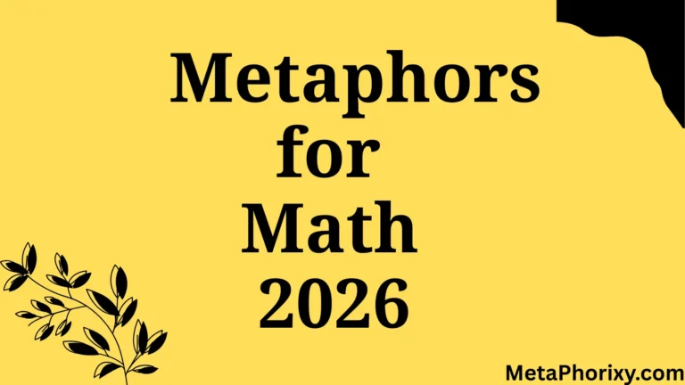 Metaphors for Math