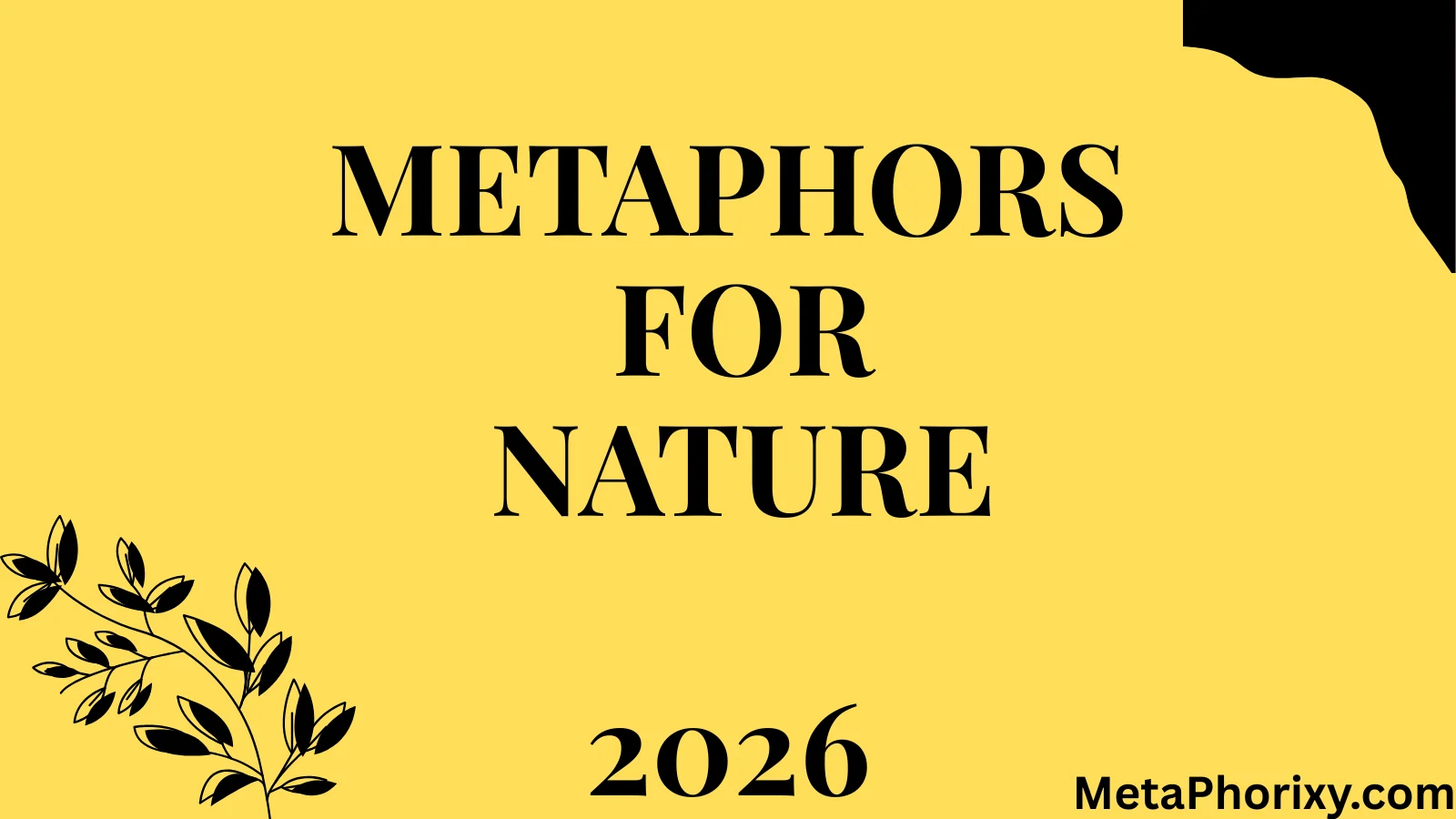 Metaphors for Nature