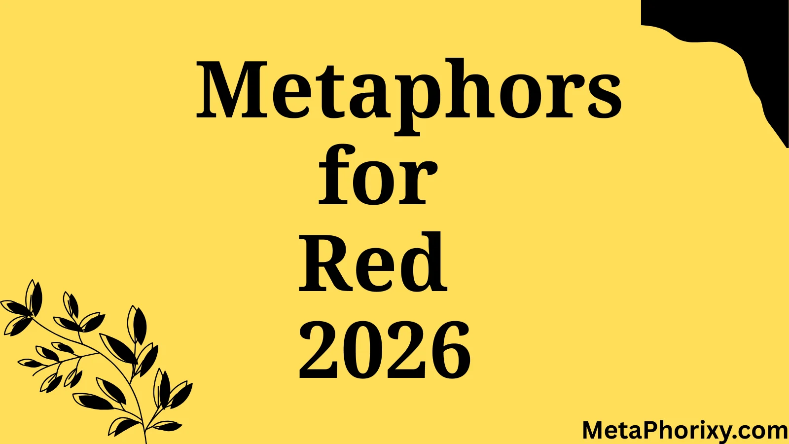 Metaphors for Red