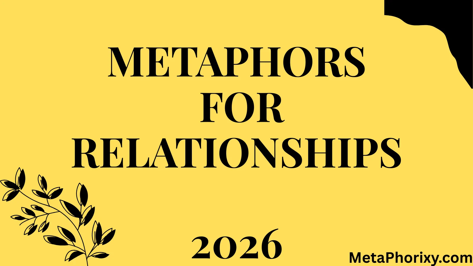 Metaphors for Relationships