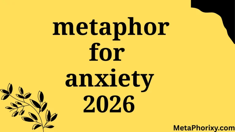 metaphor for anxiety