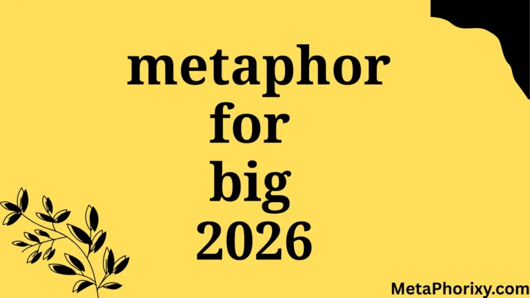 metaphor for big