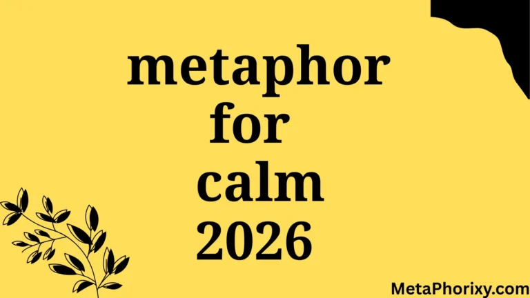 metaphor for calm