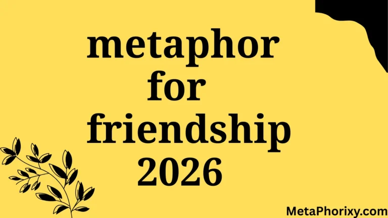 metaphor for friendship