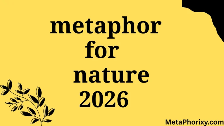 metaphor for nature