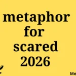metaphor for scared