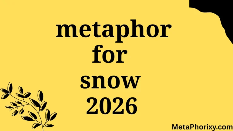 metaphor for snow