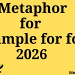 metaphor examples for food