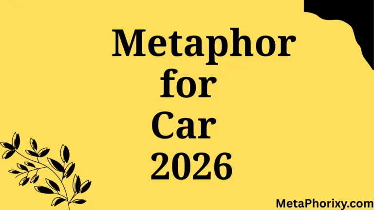 metaphor for car