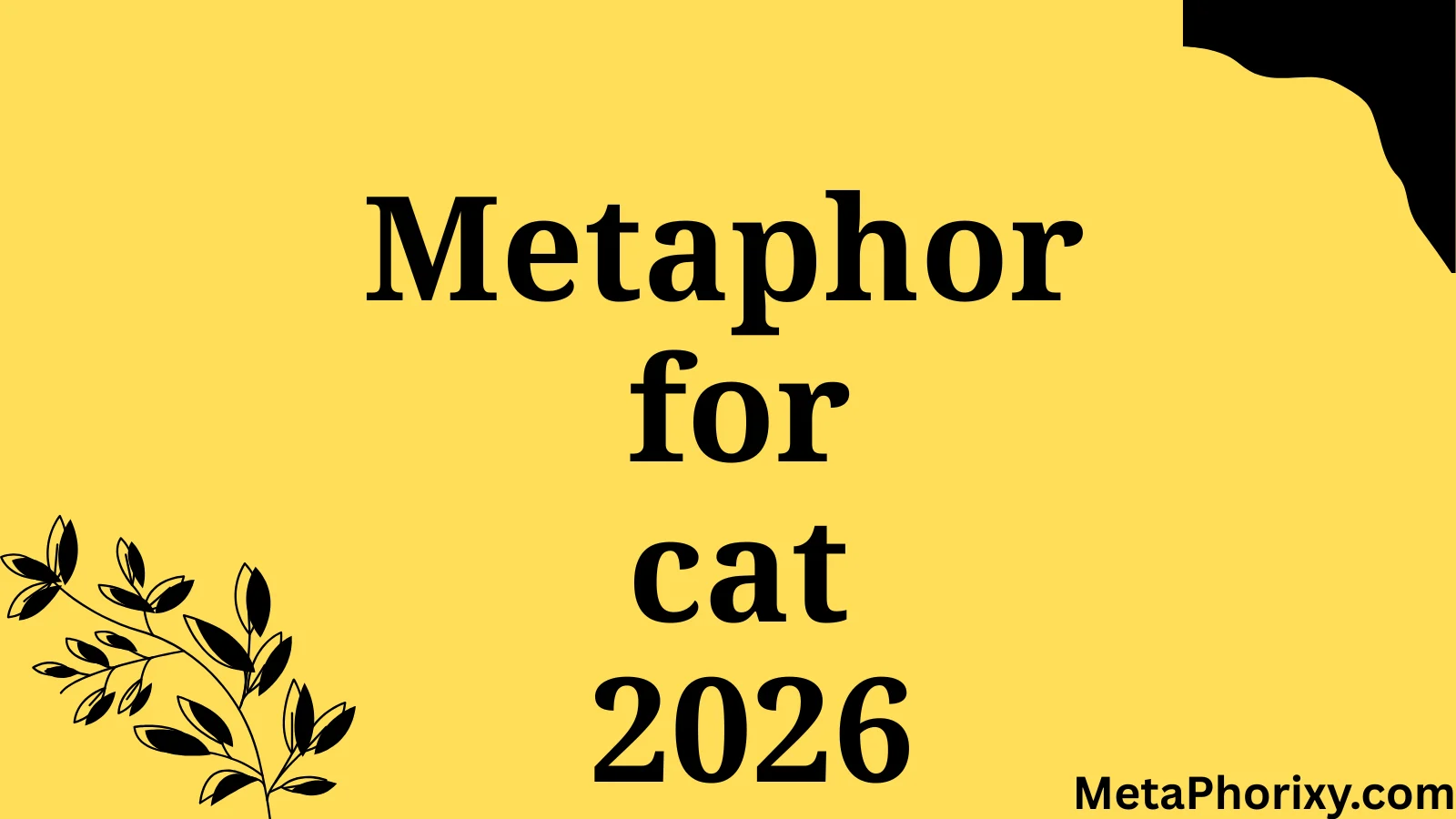 metaphor for cat
