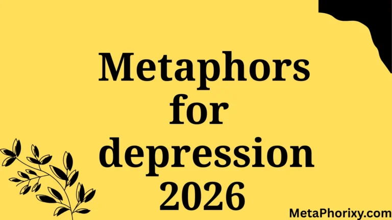 metaphor for depression