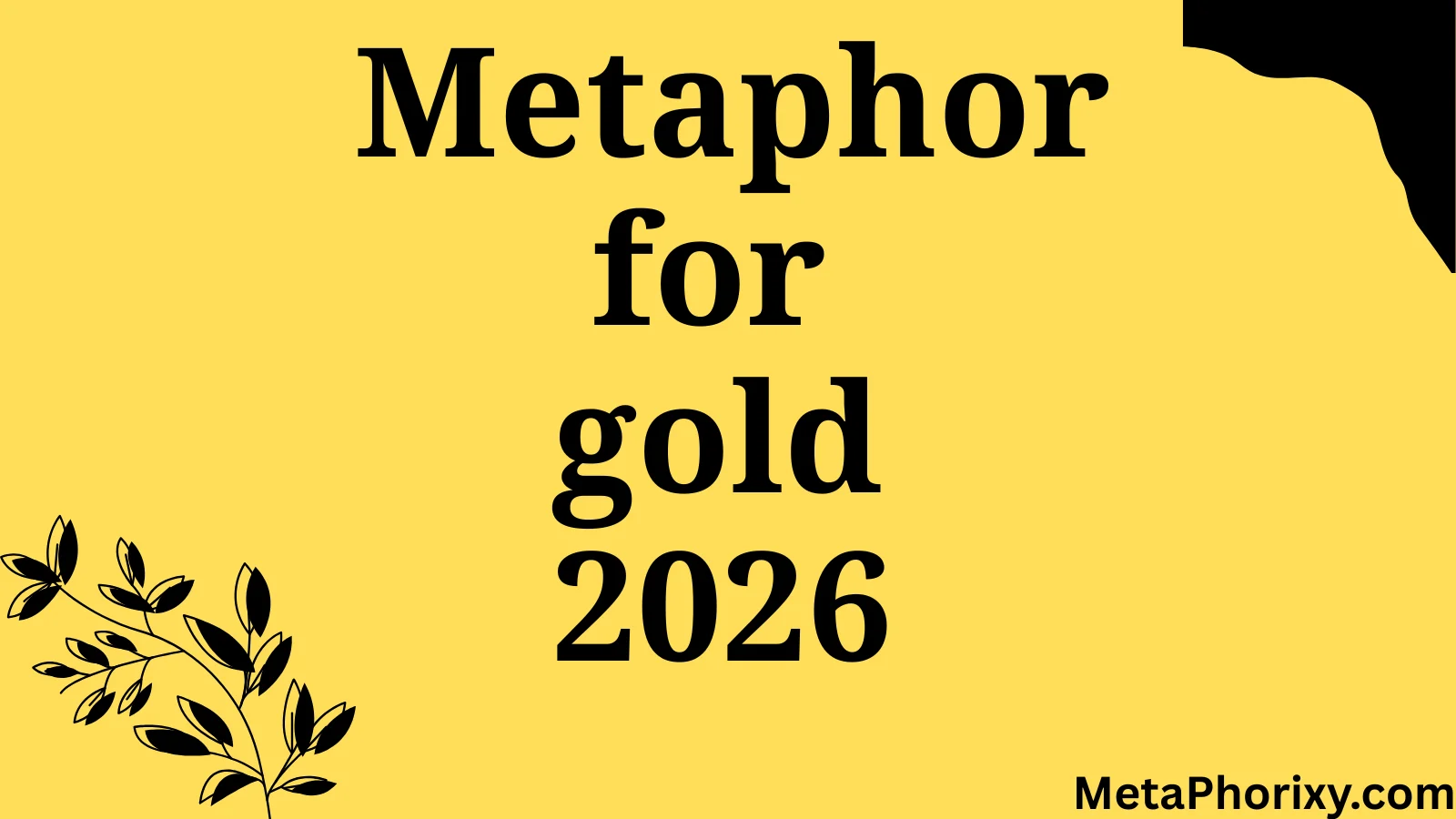 metaphor for gold