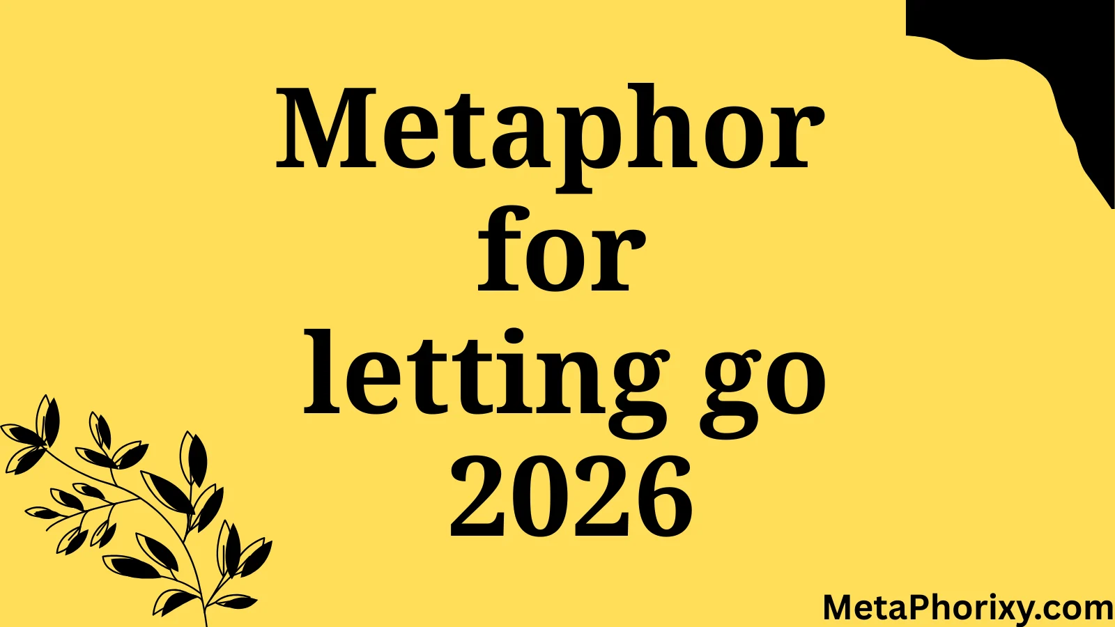 metaphor for letting go