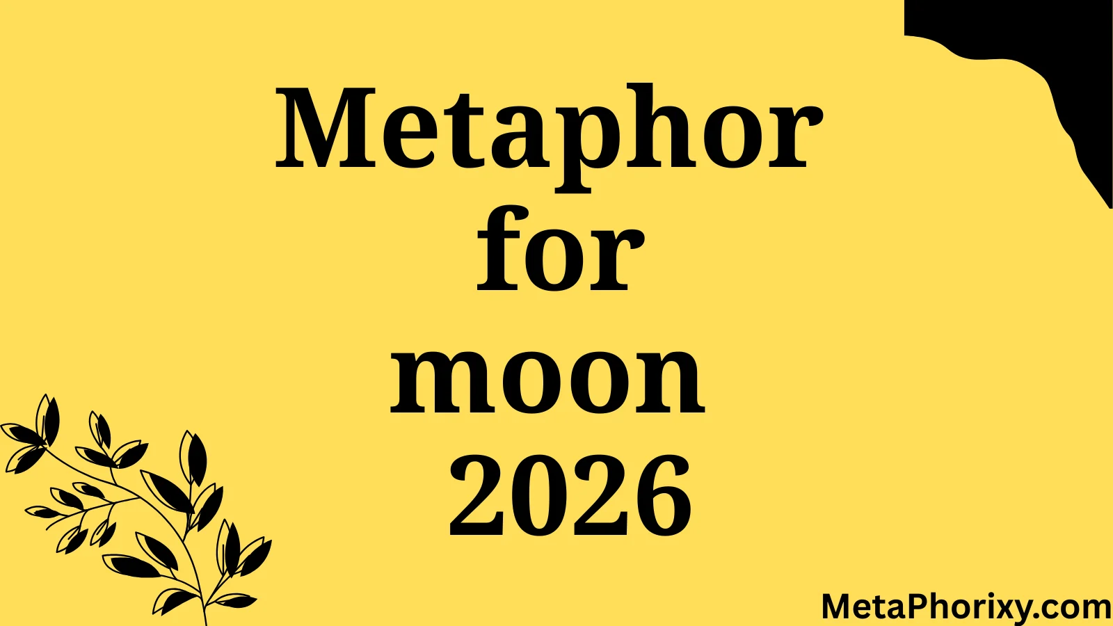 metaphor for moon
