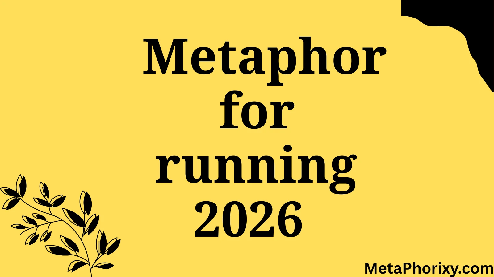 metaphor for running