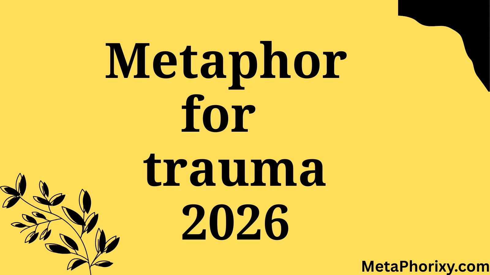 metaphor for trauma