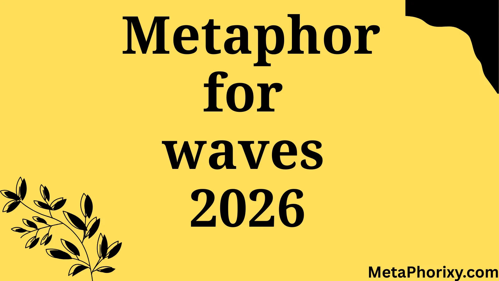 metaphor for waves