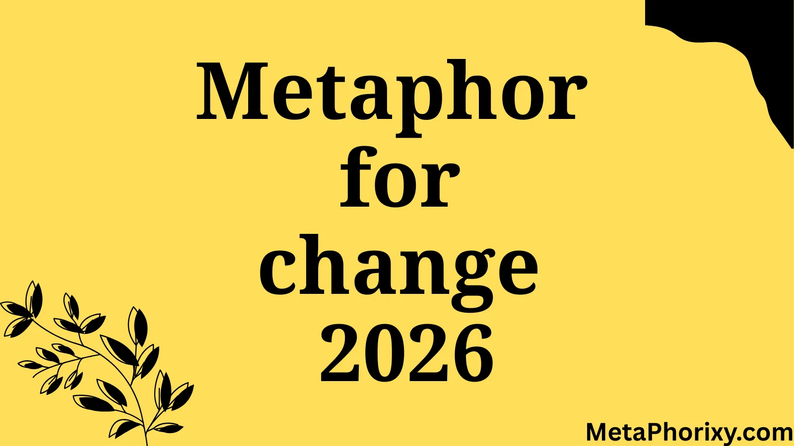 visual metaphor for change