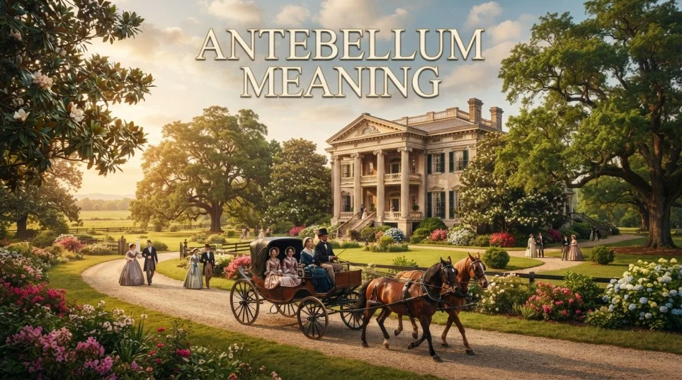 antebellum meaning