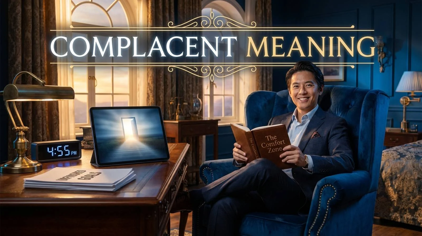 complacent meaning